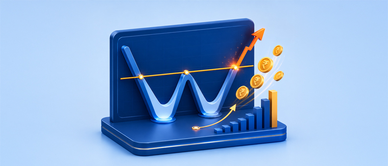 Double Bottom Pattern: Meaning, Breakout & Trading Strategy